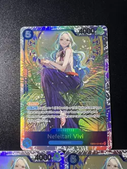 Nefeltari Vivi EB03-024 SR ONE PIECE Heroines Edition English Near Mint X3 - Image 3