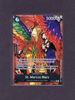 St. Marcus Mars Alternate Art OP13-091 Carrying On His Will Foil One Piece - Image 1