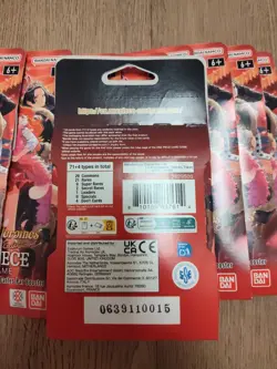 ONE PIECE Heroines EB-03 Lot x10 Sleeved Booster pack English - Image 2