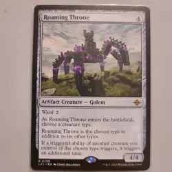 Roaming Throne The Lost Caverns of Ixalan Regular MTG card - Image 1