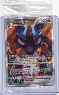 Pokemon Lucario VStar SWSH291 : Sword & Shield Promo Cards Holo SEALED - Image 1