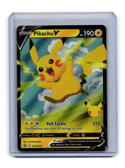 Pikachu V SWSH143 Pokemon Promo Card - Image 1