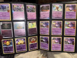 FULL HOLOFOIL/COSMOS FOIL Pokemon card binder collection holo + 2000 BONUS Cards - Image 1