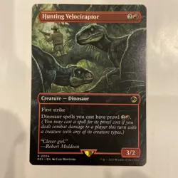 Hunting Velociraptor (Borderless) Universes Beyond: Jurassic Pikachu World... - Image 1