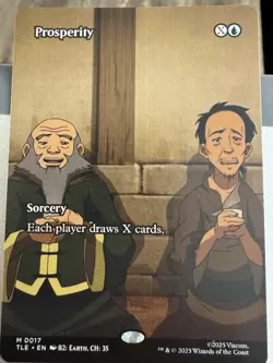 Mtg. Prosperity. Borderless. Avatar: The Last Airbender. Pack Fresh - Image 1