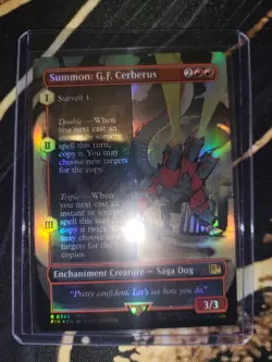 Summon: G.F. Cerberus (Borderless) Final Fantasy Foil - Image 1