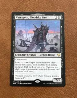 MTG Varragoth, Bloodsky Sire Kaldheim Regular 115/285 (2021) - Image 1