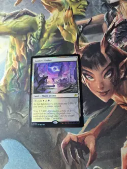 MTG: Edge of Eternities: Foil Godless Shrine: LP Condition Promo Pack - Image 1