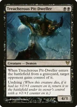 Treacherous Pit-Dweller [Avacyn Restored] Magic MTG - Image 1