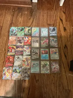 Pokemon TCG 25 Foil Cards Lot V GX Trainer Arcanine Cinderace Tapu Koko Raikou - Image 1