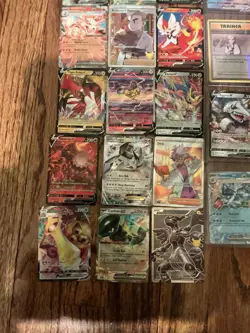 Pokemon TCG 25 Foil Cards Lot V GX Trainer Arcanine Cinderace Tapu Koko Raikou - Image 2