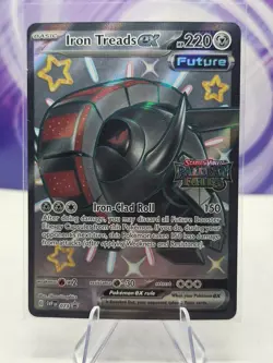 Pokemon Iron Treads Ex 073 Paldean Fates Stamped Promo Holo NM - Image 1