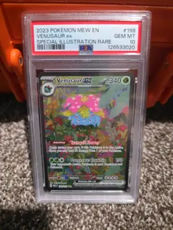 Pokemon Venusaur ex 198/165 Sv: 151 Special Illustration Rare PSA 10 - Image 1