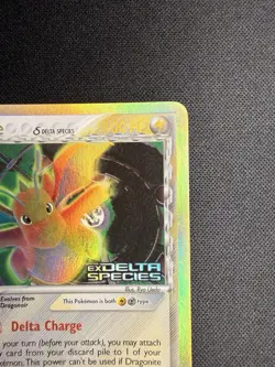 Pokemon Dragonite Delta Species 3/113 Holo Rare Reverse Holo 2005 MP-LP - Image 3