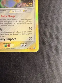 Pokemon Dragonite Delta Species 3/113 Holo Rare Reverse Holo 2005 MP-LP - Image 5