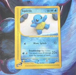 Pokemon Squirtle Expedition Base Set Card 131/165 2002 Common Basic - Image 1