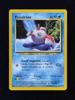 Carte Pokemon Poissirene 45/64 Wizards Neo Revelation Francais - Image 2