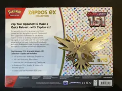 Pokemon TCG: Scarlet and Violet 151 Zapdos EX and Alakazam EX Collection Boxes - Image 3