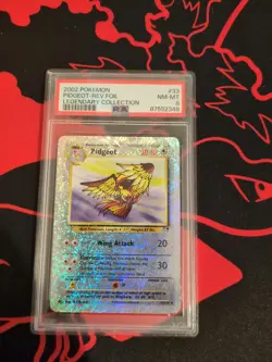 Pokemon 2002 Legendary Collection Pidgeot, Gastly, Hypno Reverse Foil PSA 8 - Image 2