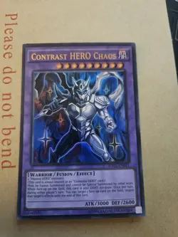 Contrast HERO Chaos LP Ultra Rare SDHS-EN041 1st Edition Yu-Gi-Oh - Image 1