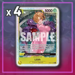 Lilith OP07-111 Super Rare 500 Years in the Future ONE PIECE TCG x4 - Image 1