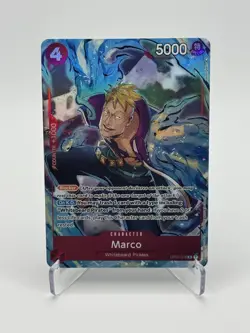 One Piece OP02-018 Marco Alt Art Rare Paramount War - English - Image 1