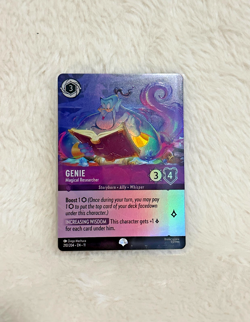 Disney Lorcana - Genie Magical Researcher - ENCHANTED / EPIC 210/204 - Set 11 EN - Image 1