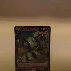 Pokemon Golurk V SWSH07 Evolving Skies 070/203 Holo Ultra Rare 220 HP Card - Image 1