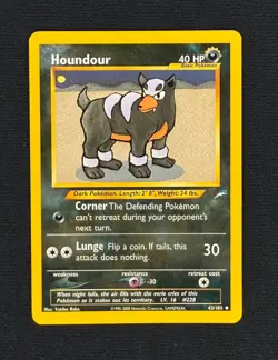 HOUNDOUR (NM/LP) - Neo Destiny 43/105 - Pokemon Trading Card Game - Uncommon - Image 1