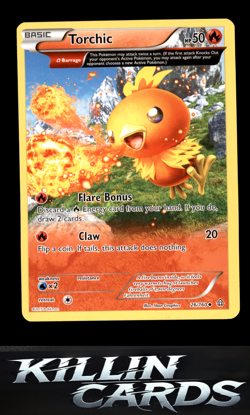 Torchic (Omega) 26/160 Pokemon Uncommon XY - Primal Clash Card LP - Image 1