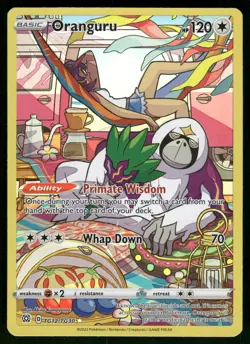 Oranguru NM TG12/TG30 SWSH09: Brilliant Stars Trainer Gallery Pokemon Card - Image 1