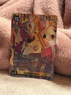 Digimon Card Game Jupitermon BT24-101 SEC Alternate Art NM - Image 2