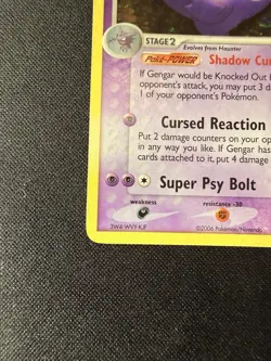 Pokemon Gengar Legend Maker Holo Rare 5/92 2006 English TCG Card LP - Image 4