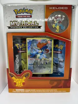 Pokemon 2016 XY Generations Keldeo Mythical Pin Collection Box Sealed - Image 1