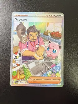 Saguaro - 270/193 Special Illustration Rare Paldea Evolved Pokemon TCG NM - Image 3