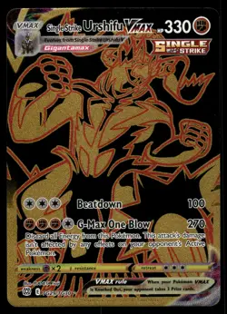 Single Strike Urshifu VMAX (Secret) NM TG29/TG30 Brilliant Stars Pokemon - Image 1
