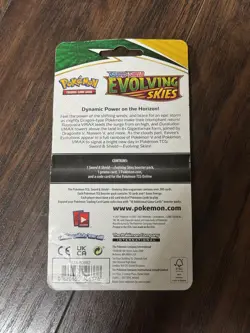 Pokemon TCG Evolving Skies Checklane Blister Pack with Eevee Promo SEALED - Image 2