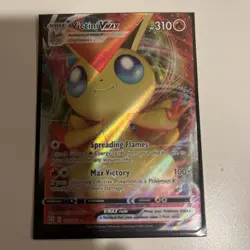 Pokemon TCG Victini VMAX Sword & Shield Battle Styles Holo Ultra Rare - Image 1