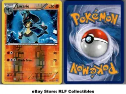 2013 Pokemon, B&W Plasma Storm, #77/135 Lucario, Reverse Holo Uncommon - Image 1