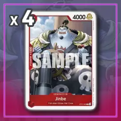 Jinbe ST21-005 Gear 5 EX ONE PIECE TCG x4 - Image 1