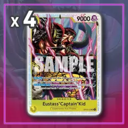 Eustass"Captain"Kid OP10-112 Super Rare Royal Blood ONE PIECE TCG x4 - Image 1