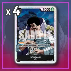 Sengoku EB02-044 SR Extra Booster Anime 25th ONE PIECE TCG x4 - Image 1