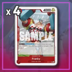 Franky ST21-011 Gear 5 EX ONE PIECE TCG x4 - Image 1
