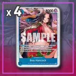 Boa Hancock OP07-051 Super Rare 500 Years in the Future ONE PIECE TCG x4 - Image 1
