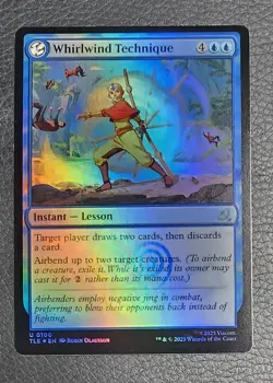 Whirlwind Technique - 100 - MTG Avatar: The Last Airbender - Uncommon - FOIL - Image 1