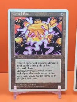 🟤🟤🟤 (4) 1995 Magic The Gathering CURSED RACK 4TH EDITION PLAYED 🟤🟤🟤 - Image 4