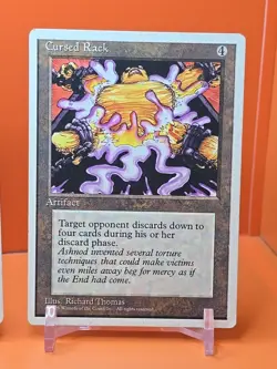 🟤🟤🟤 (4) 1995 Magic The Gathering CURSED RACK 4TH EDITION PLAYED 🟤🟤🟤 - Image 5