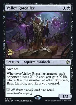 Valley Rotcaller - Foil Prerelease Promo BLB NM MTG - Image 1