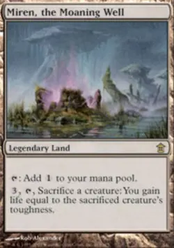 1x Miren, the Moaning Well Heavy Play MTG Magic - Kid Icarus - - Image 1