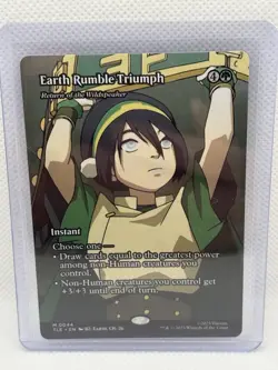 Earth Rumble Triumph - MTG ATLA Eternal (TLE 044) - Borderless Non-Foil - Image 1